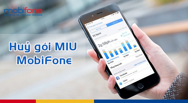 Hướng dẫn cách huỷ gói cước MIU MobiFone qua SMS gửi 999